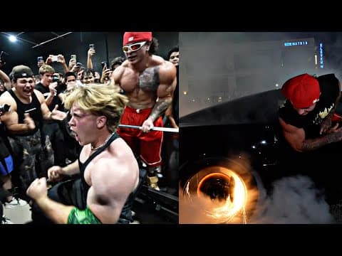 BENCH PRESS AND BURNOUTS